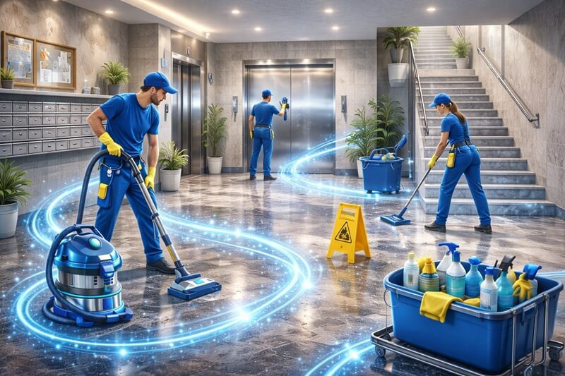 სადარბაზოს დალაგება